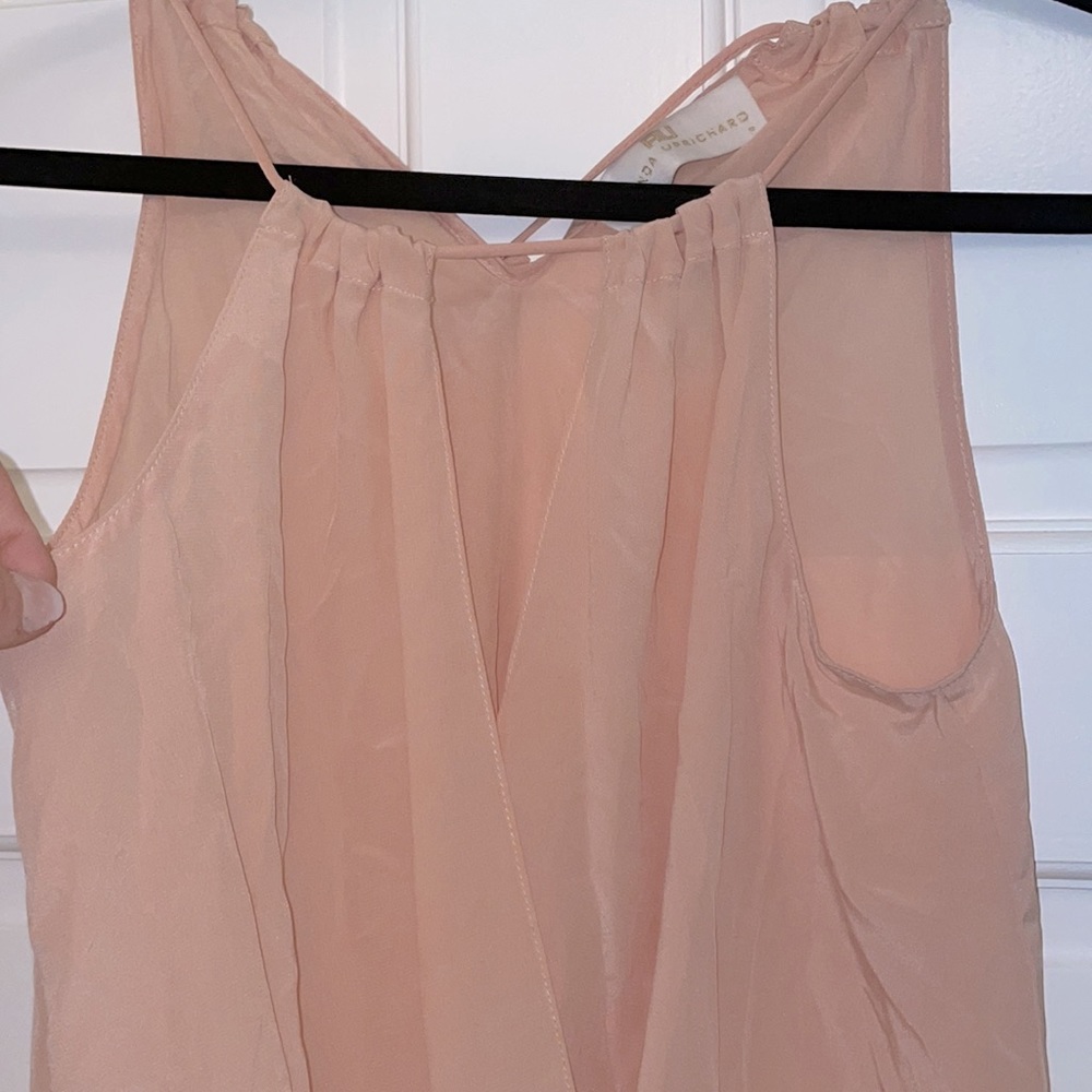 NWOT Amanda Uprichard 100% Silk Blouse P - Picture 4 of 6